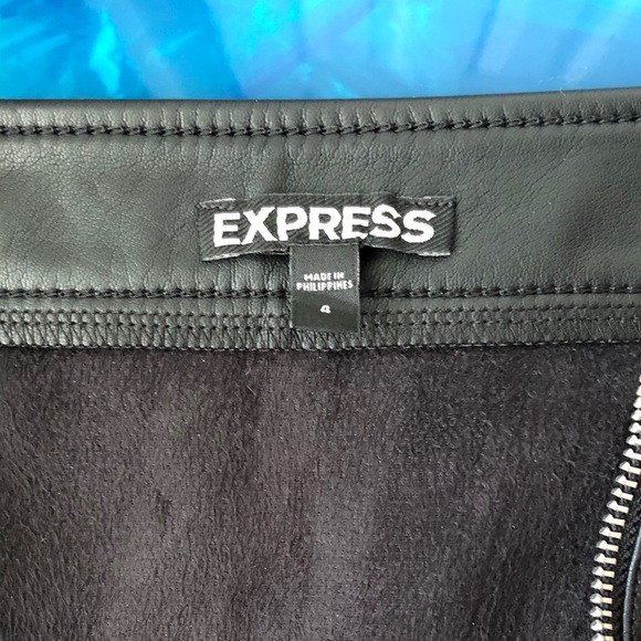 Express Faux Leather Mini Skirt - Picture 7 of 8